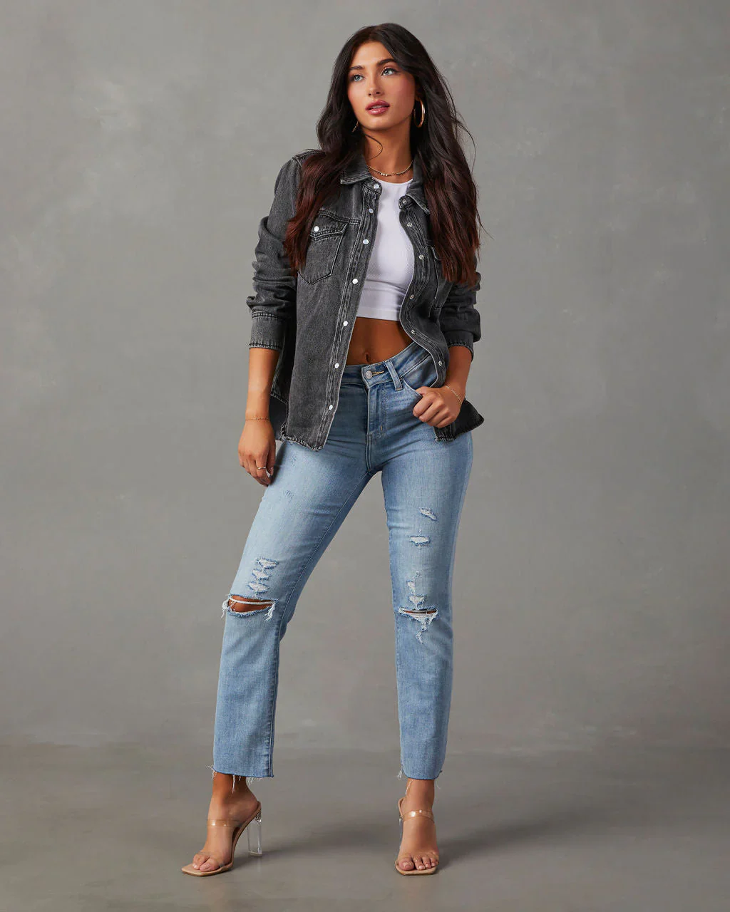 Irwin Button Down Top