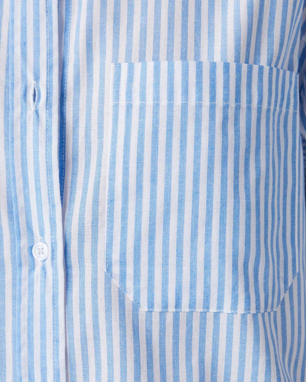 Kingsley Cotton Striped Button Down Top