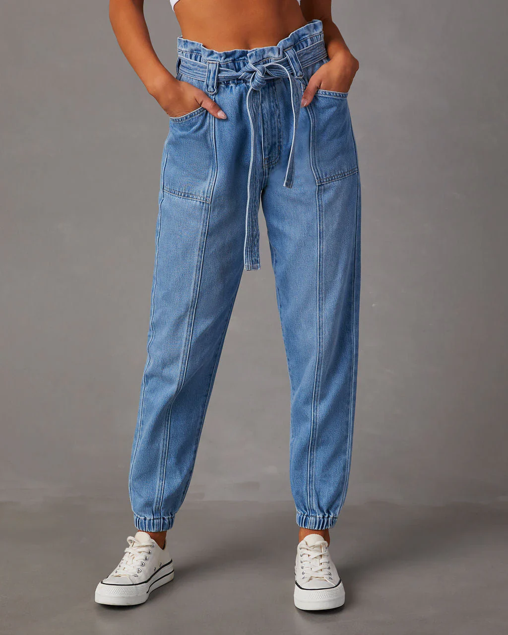 Pearson Denim Tie Waist Jeans