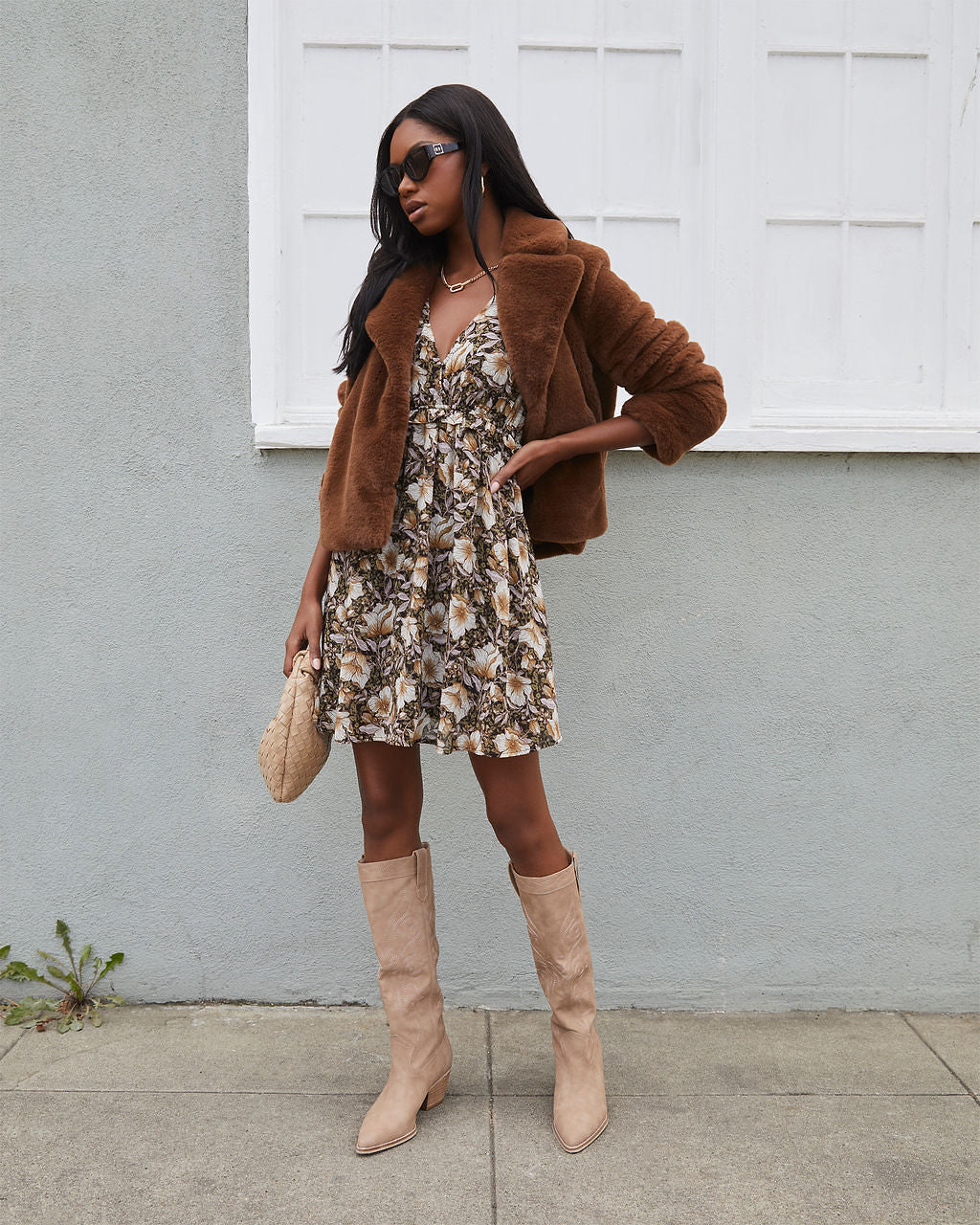 Knock Out Faux Fur Jacket