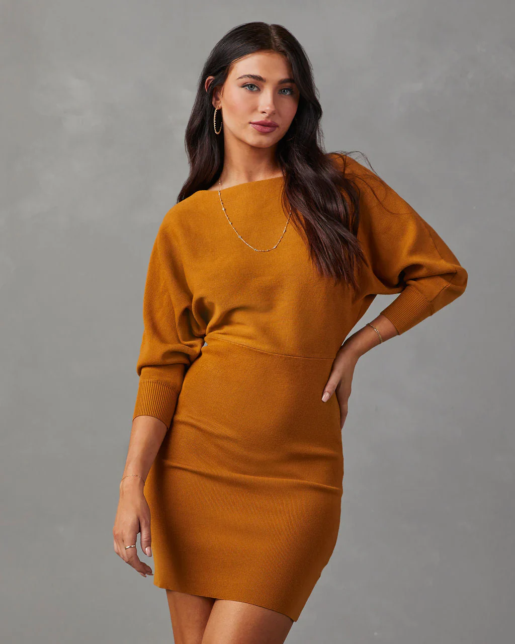 Geraldine Long Sleeve Mini Dress