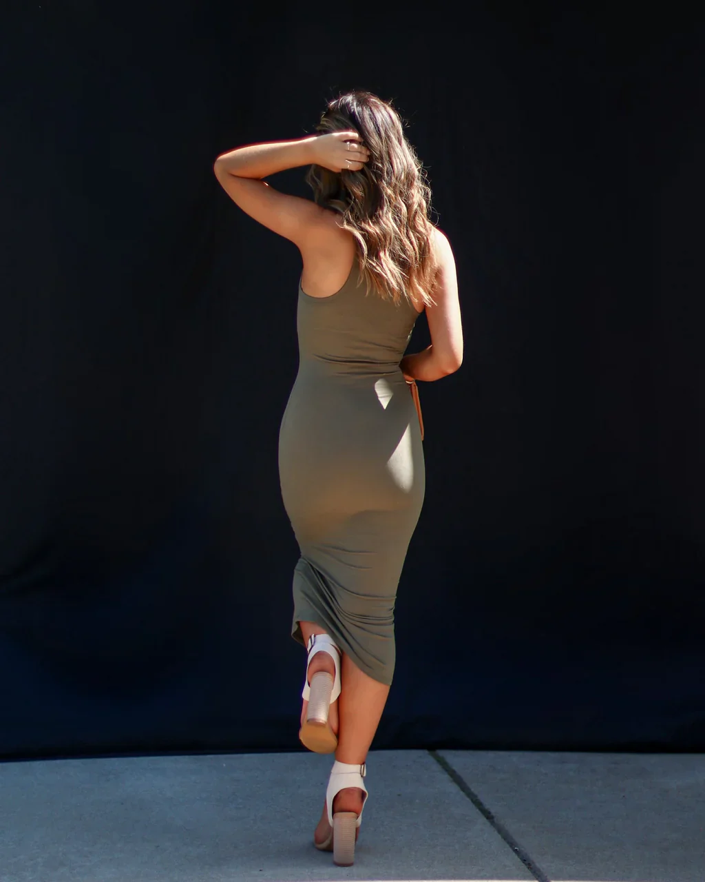 Porto Knit Midi Dress