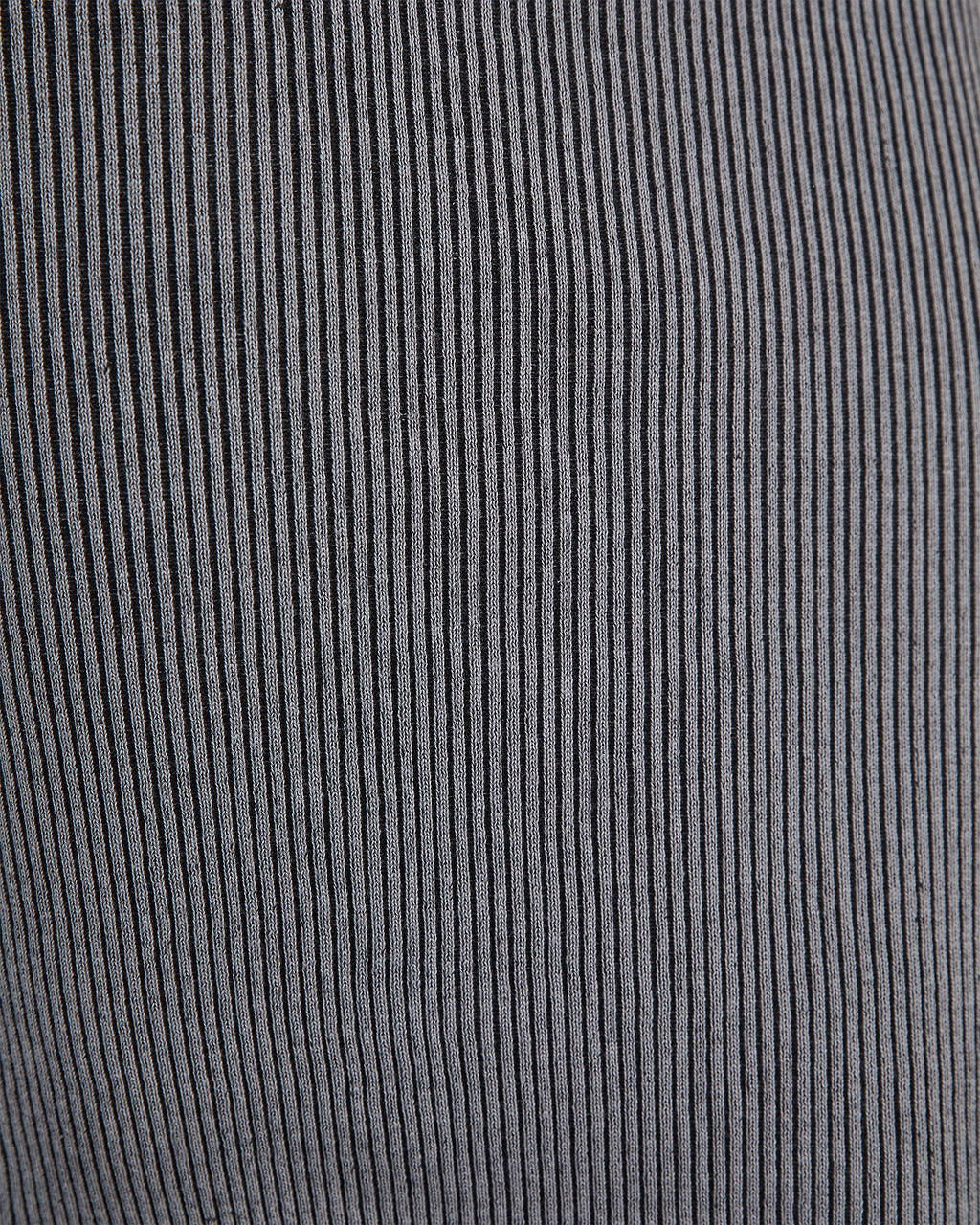 Heard A Rumor Ribbed Knit Midi Dress